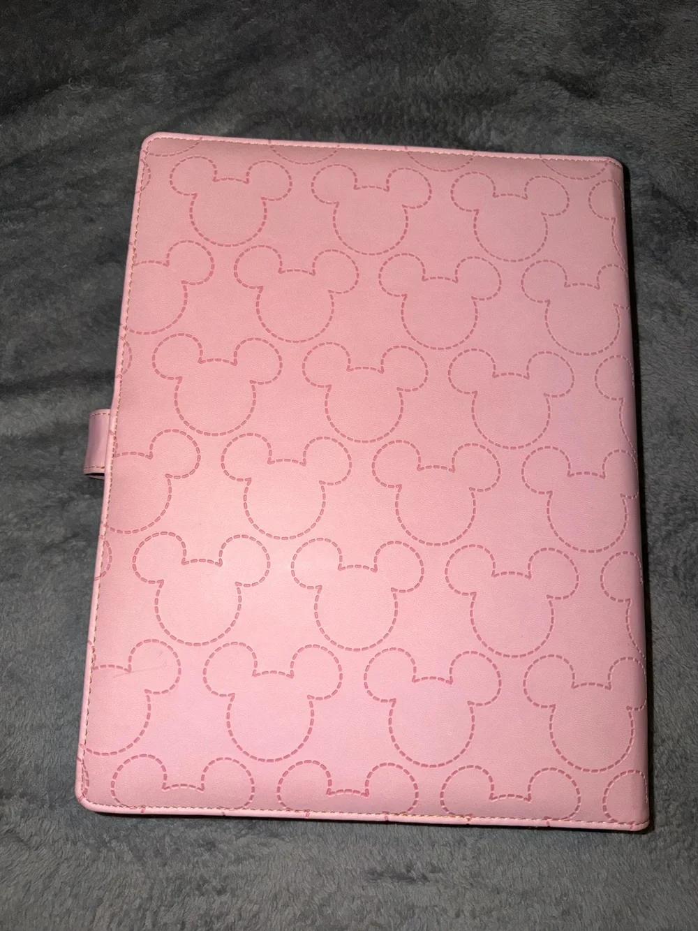 RARE Walt Disney Mickey Mouse Pink Padfolio Set